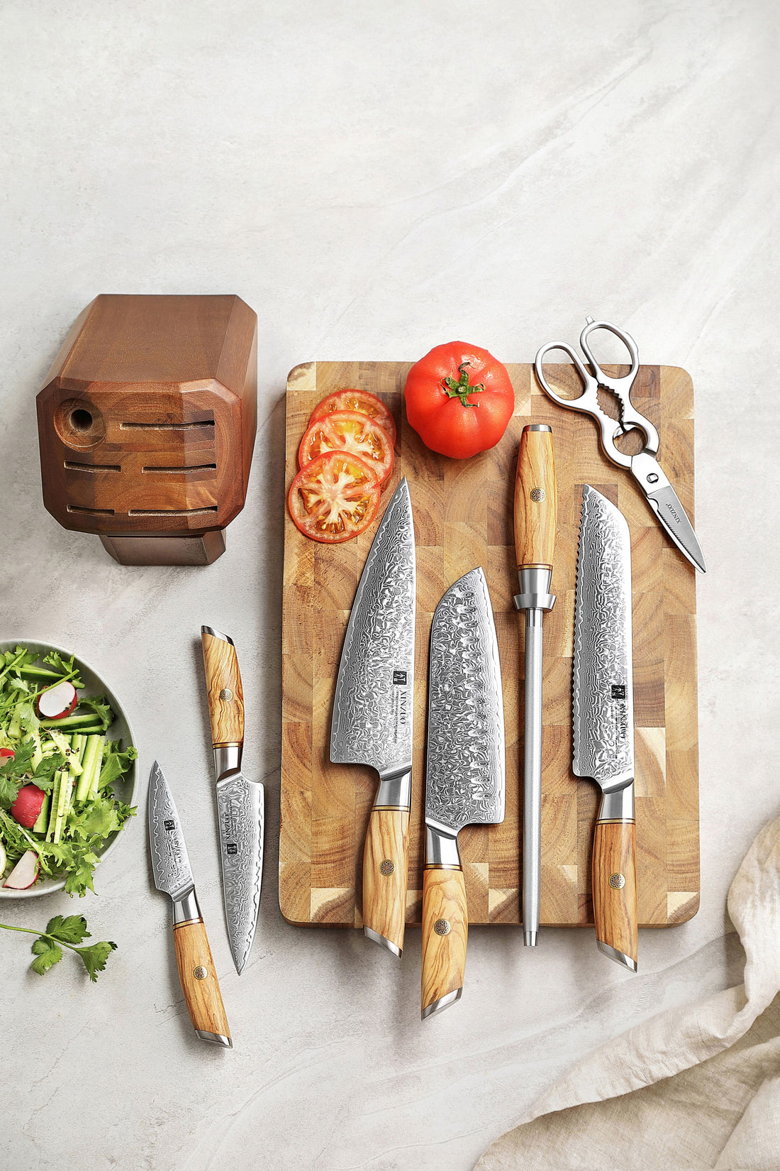 Xinzuo 8-piece knife set B37