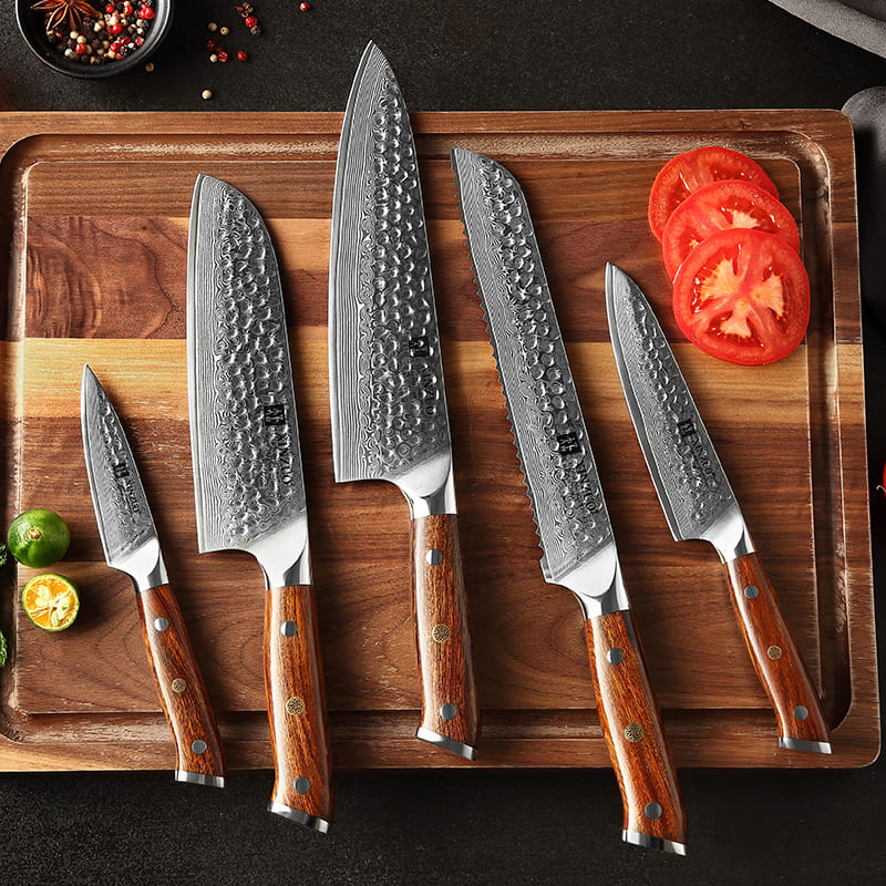 Xinzuo 5-piece knife set B13D