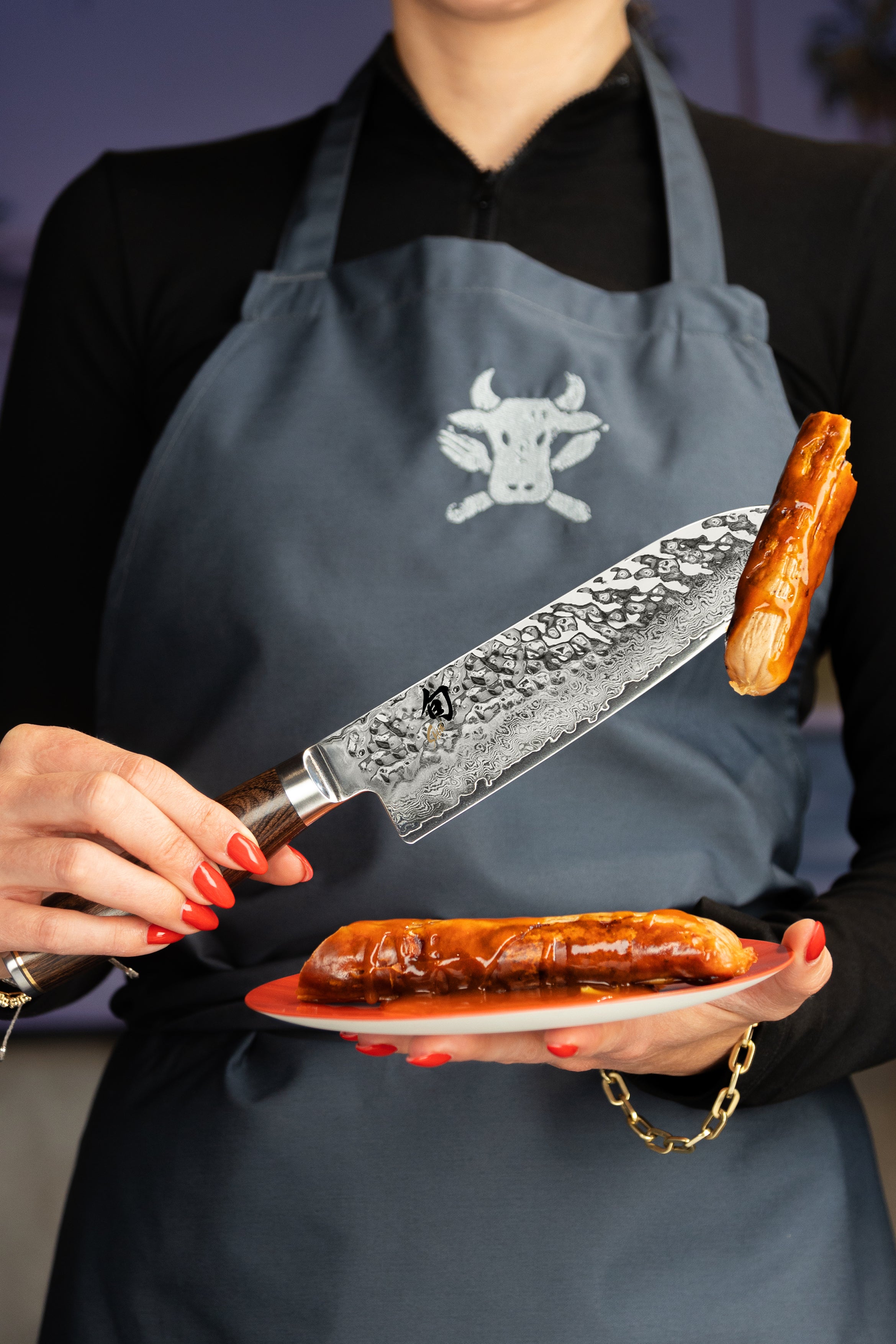 Kai Premier Tim Mälzer limitierte Edition Santoku + Kochschürze