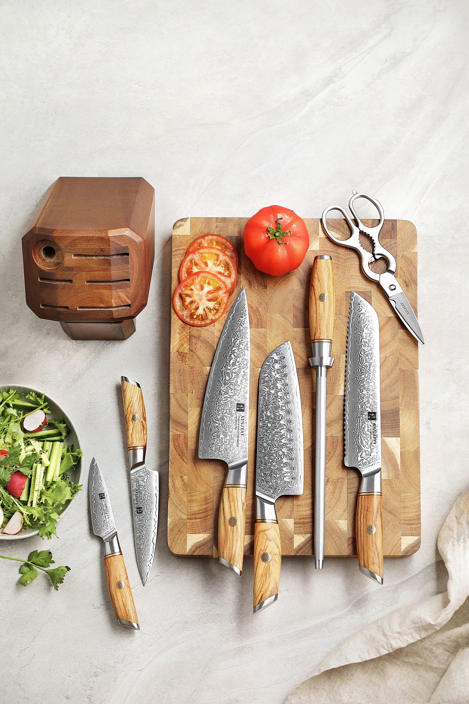 Xinzuo 8-piece knife set B37 