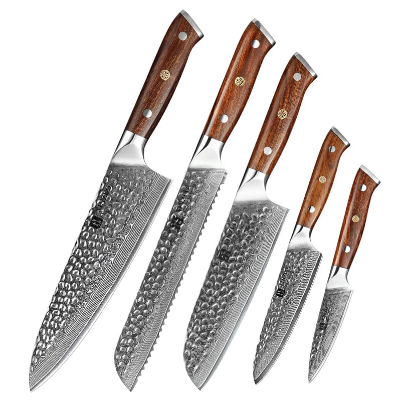 Xinzuo 5-piece knife set B13D 