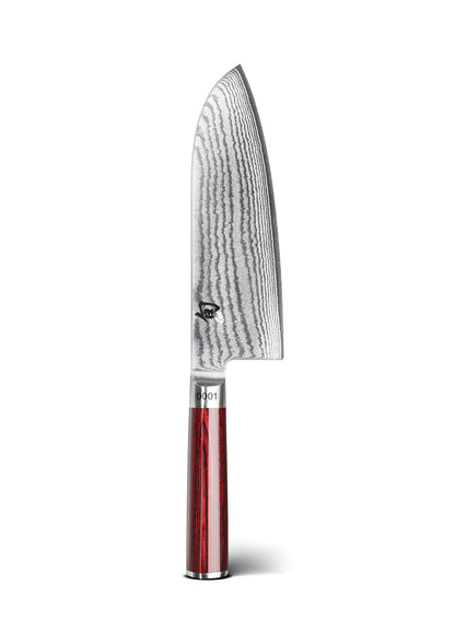 Kai Santoku Shun Classic Red - limited edition